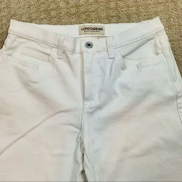 Y2K London Jean Cropped Straight Leg Denim Jean - Picture 3 of 15